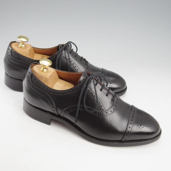 未使用★トリッカーズ SIZE 6【貴重★70万番台(80's〜90's)/ビンテージ/デッドストック】CAMBRIDGE/セミブローグ/黒/Tricker's★l204