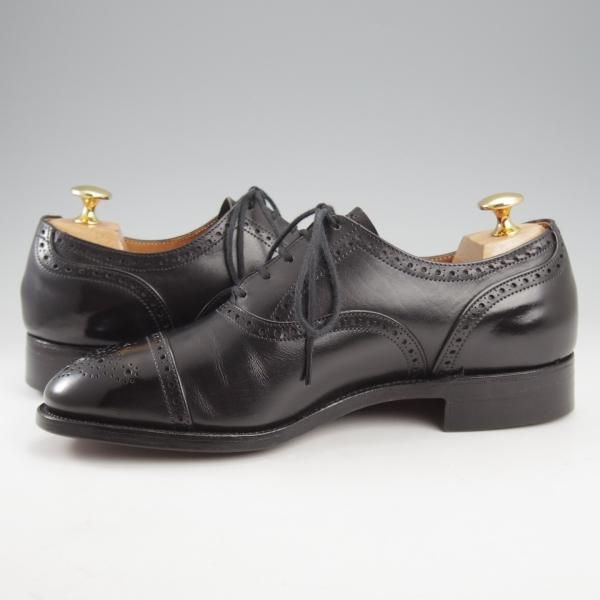 未使用★トリッカーズ SIZE 6【貴重★70万番台(80's〜90's)/ビンテージ/デッドストック】CAMBRIDGE/セミブローグ/黒/Tricker's★l204
