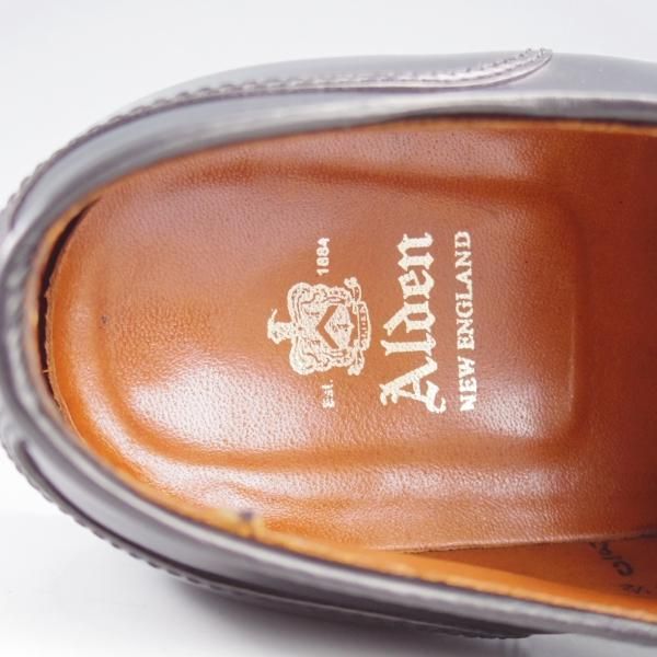 美品★オールデン 7.5E【現行定価18万円程度★コードバン/NST/2211】ノルウィージャンフロント/アバディーンラスト/メンズ/ALDEN★l206
