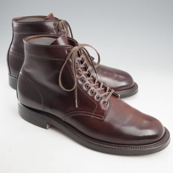 極美品★オールデン 8E【現行定価19万円程度★コードバン仕様/BEAMS PLUS別注/ミリタリーラスト】4506Y/マンソンブーツ/赤茶/ALDEN★l207