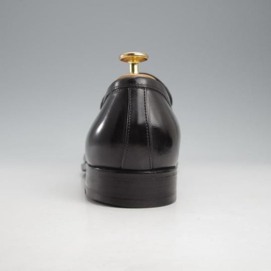 極上★(伊)タニノクリスチー SIZE 8【定価￥153,300-★MICU/コインローファー/659】スリッポン/カーフ/黒/メンズ/TANINO CRISCI★l208