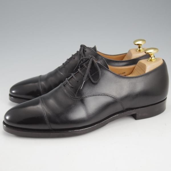 ★クロケット&ジョーンズ 5.5D【★ストレートチップ/CLIPSTON】357ラスト/カーフ/黒/メンズ/Crockett&Jones★l211