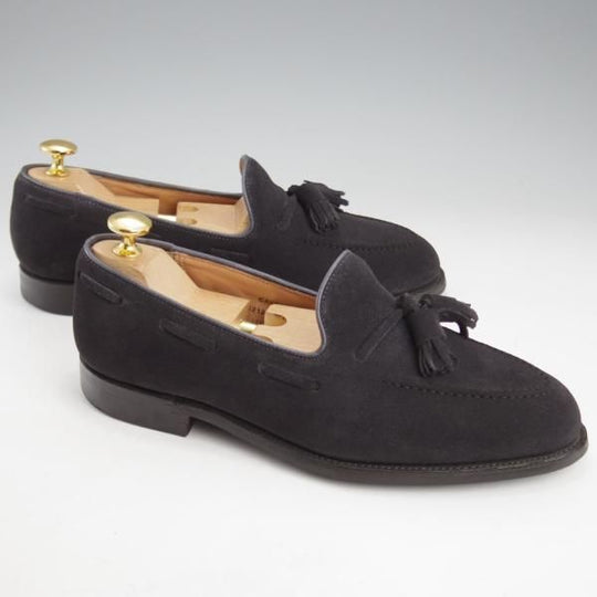 極上★クロケット&ジョーンズ 5.5E【定価￥99,000-★CAVENDISH 3/キャベンディッシュ】タッセルローファー/紺/Crockett&Jones★l214