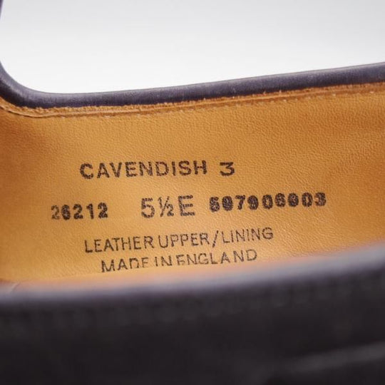 極上★クロケット&ジョーンズ 5.5E【定価￥99,000-★CAVENDISH 3/キャベンディッシュ】タッセルローファー/紺/Crockett&Jones★l214