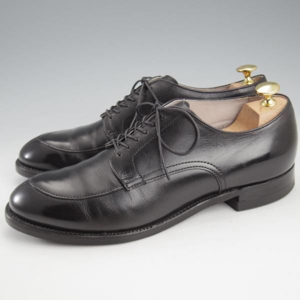 ★オールデン 7.5D【現行定価13万円以上★モディファイドラスト/Vチップ/旧ロゴ】539/カーフ/黒/メンズ/ALDEN★l215