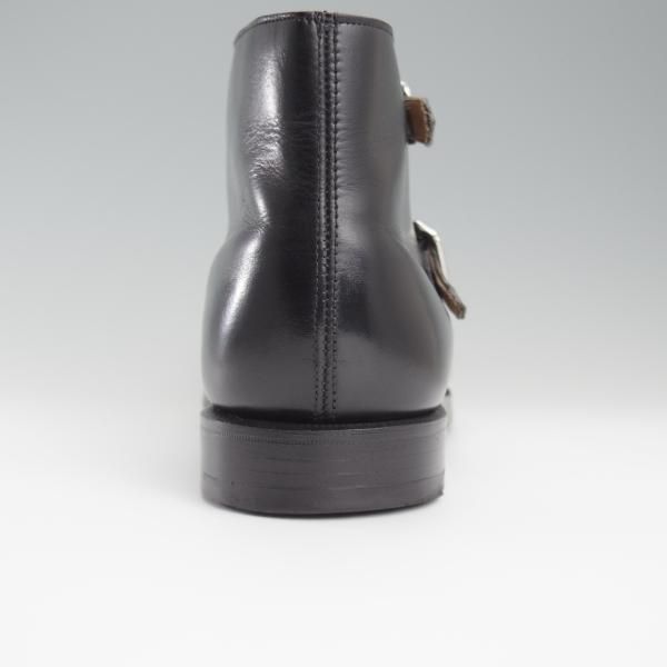 極上★クロケット&ジョーンズ 8.5E【定価￥121,000-★CAMBERLEY/007-スペクター着用】ダブルモンク/348ラスト/黒/Crockett&Jones★l217