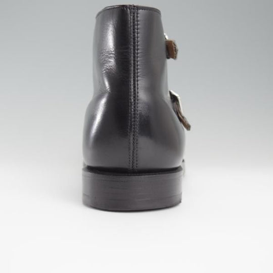 極上★クロケット&ジョーンズ 8.5E【定価￥121,000-★CAMBERLEY/007-スペクター着用】ダブルモンク/348ラスト/黒/Crockett&Jones★l217