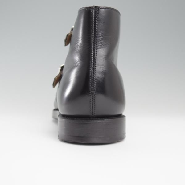 極上★クロケット&ジョーンズ 8.5E【定価￥121,000-★CAMBERLEY/007-スペクター着用】ダブルモンク/348ラスト/黒/Crockett&Jones★l217