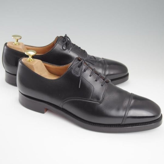 極上★クロケット&ジョーンズ UK9/US9.5E【貴重★ブルックスブラザーズ別注/Peal&co】ストレートチップ/カーフ/黒/Crockett&Jones★l218