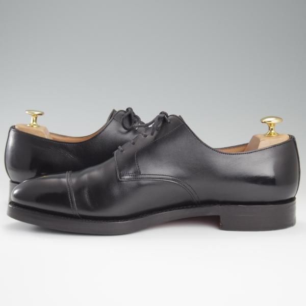 極上★クロケット&ジョーンズ UK9/US9.5E【貴重★ブルックスブラザーズ別注/Peal&co】ストレートチップ/カーフ/黒/Crockett&Jones★l218