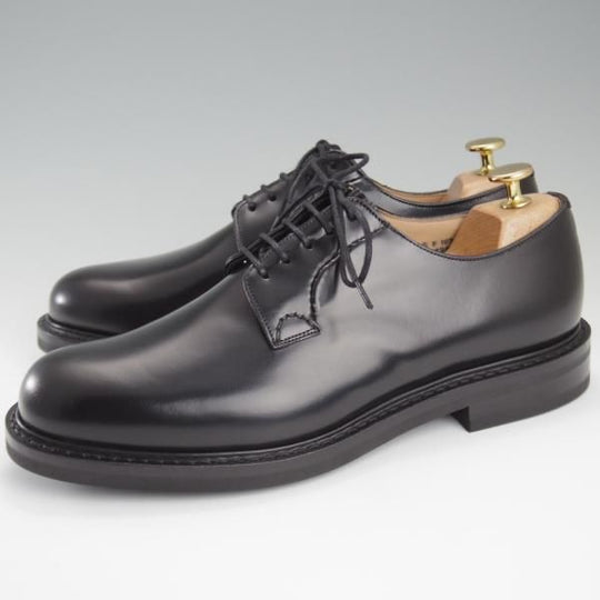 未使用★チャーチ 75F/UK7.5【定価￥181,500-★ライトウェイトソール/SHANNON LW】シャノン/103ラスト/プレーントゥ/黒/Church's★l224