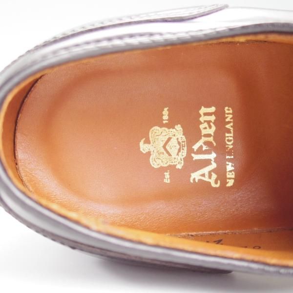 未使用★オールデン 6.5D【現行定価20万円以上★コードバン仕様/アバディーンラスト】2161/ストレートチップ/黒/ALDEN★l225