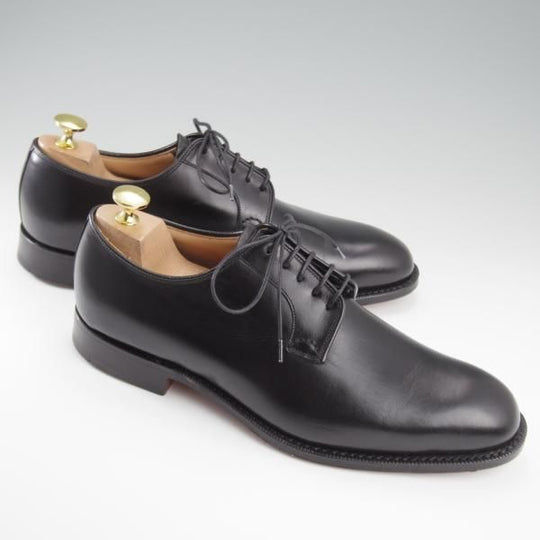 未使用★チャーチ 70G/UK7【モデル定価￥176,000-★STRATTON/プレーントゥ/173ラスト】カーフ/黒/メンズ/Church's★l226