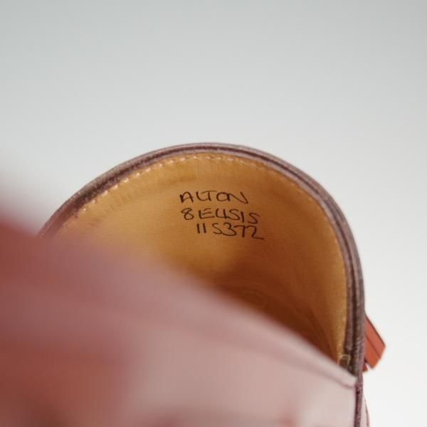 未使用★ジョンロブ 8E【定価￥226,800-★タッセルローファー/ALTON/ミスティカーフ】アルトン/4515ラスト/茶/メンズ/JOHN LOBB★l227