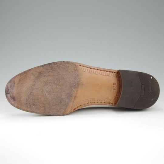 ★(伊)BONORA/ボノーラ SIZE 41.5【★コインローファー/白】シボ革/メンズ★l228
