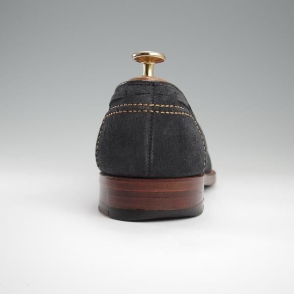 極上★オールデン 7D【貴重★ブルックスブラザーズ別注/09188】タッセルローファー/スエード/紺/メンズ/BROOKS BROTHERS/ALDEN★l235