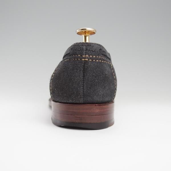 極上★オールデン 7D【貴重★ブルックスブラザーズ別注/09188】タッセルローファー/スエード/紺/メンズ/BROOKS BROTHERS/ALDEN★l235