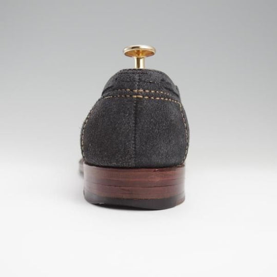 極上★オールデン 7D【貴重★ブルックスブラザーズ別注/09188】タッセルローファー/スエード/紺/メンズ/BROOKS BROTHERS/ALDEN★l235