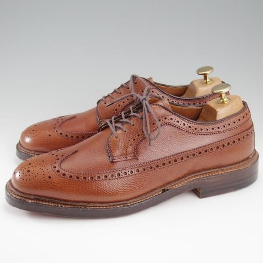 未使用★オールデン 7D【貴重★(ハワイ)Leather Soul別注/ロングウイング/8789】バリーラスト/アルパインカーフ/茶/メンズ/ALDEN★l236