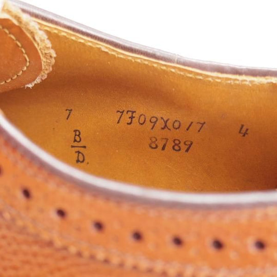 未使用★オールデン 7D【貴重★(ハワイ)Leather Soul別注/ロングウイング/8789】バリーラスト/アルパインカーフ/茶/メンズ/ALDEN★l236