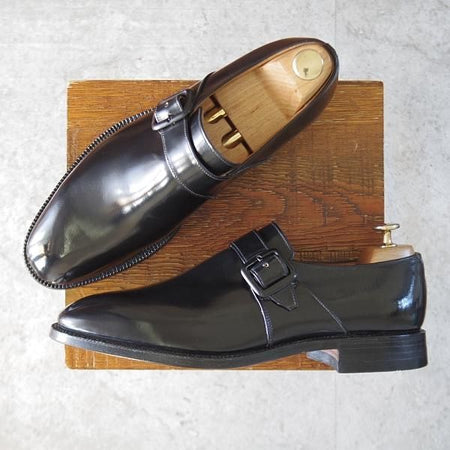 未使用★チャーチ 85F/UK8.5【現行定価￥181,500-★旧チャーチ/73ラスト/ブックバインダーカーフ】Westbury/3都市ロゴ/黒/Church's★l238