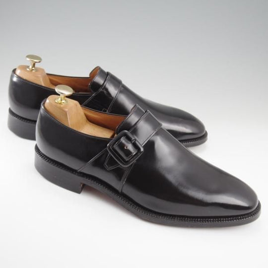 未使用★チャーチ 85F/UK8.5【現行定価￥181,500-★旧チャーチ/73ラスト/ブックバインダーカーフ】Westbury/3都市ロゴ/黒/Church's★l238