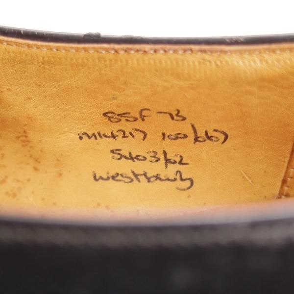 未使用★チャーチ 85F/UK8.5【現行定価￥181,500-★旧チャーチ/73ラスト/ブックバインダーカーフ】Westbury/3都市ロゴ/黒/Church's★l238