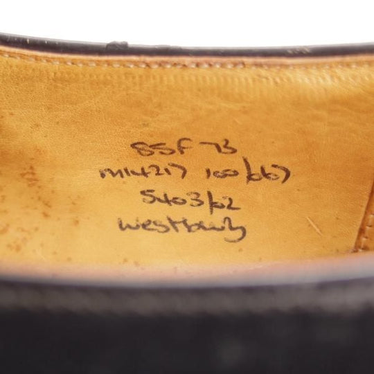 未使用★チャーチ 85F/UK8.5【現行定価￥181,500-★旧チャーチ/73ラスト/ブックバインダーカーフ】Westbury/3都市ロゴ/黒/Church's★l238