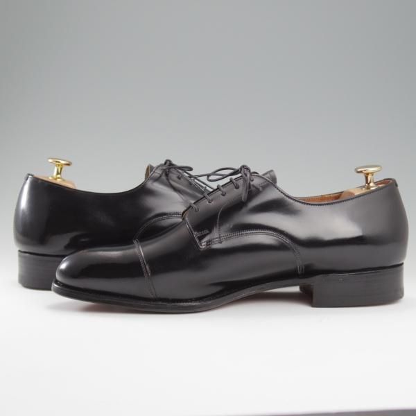 未使用★チャーチ 80F/UK8【旧チャーチ★ブックバインダーカーフ/BURFORD/3都市ロゴ】84ラスト/ストレートチップ/黒/Church's★l239