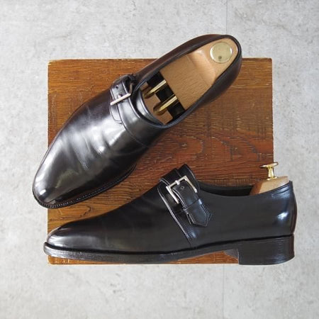 ★ジョンロブ 6E【現行定価30万程度★プレステージライン/MATTA2】7000ラスト/マッタ2/モンクストラップ/カーフ/黒/JOHN LOBB★l245