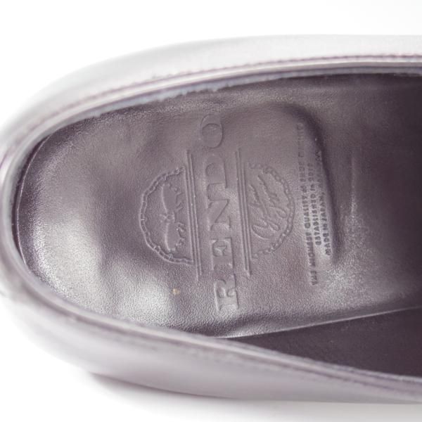 美品★(浅草)RENDO/レンド SIZE 7.5【現行定価￥68,200-★サイドエラスティック/7703】カーフ/黒/メンズ★l246