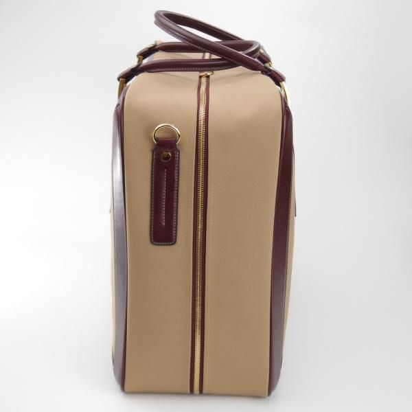 未使用★(独)ゴールドファイル/GOLD PFEIL【定価￥105,000-★ドイツ製/オーバーナイトバッグ】赤茶×茶/メンズ/ビジネス/バッグ★N5902