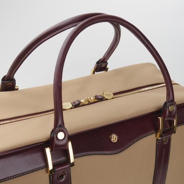 未使用★(独)ゴールドファイル/GOLD PFEIL【定価￥105,000-★ドイツ製/オーバーナイトバッグ】赤茶×茶/メンズ/ビジネス/バッグ★N5902