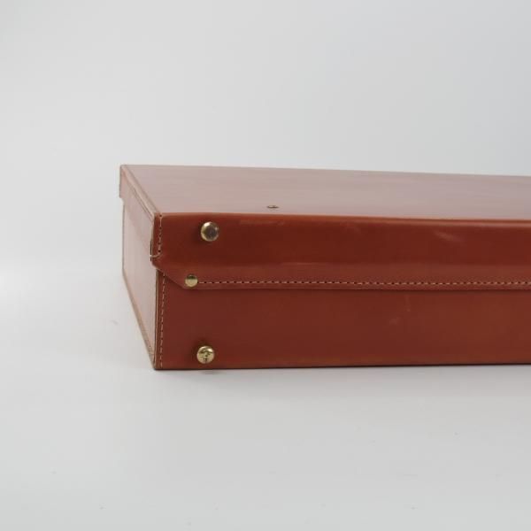 ★(英)グレンロイヤル/GLENROYAL【推定価格25万円以上★ブライドルレザー仕様/アタッシュケース】茶/メンズ/ビジネス/バッグ/革/鞄★N5903