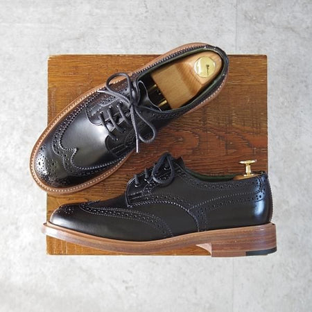 未使用★トリッカーズ(レディース) SIZE 5.5【定価￥121,000-★SLY別注/ANNE/アン】L5679/フルブローグ/カーフ/黒/短靴/Tricker's★l251