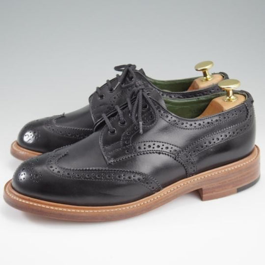 未使用★トリッカーズ(レディース) SIZE 5.5【定価￥121,000-★SLY別注/ANNE/アン】L5679/フルブローグ/カーフ/黒/短靴/Tricker's★l251