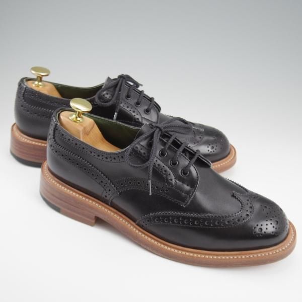 未使用★トリッカーズ(レディース) SIZE 5.5【定価￥121,000-★SLY別注/ANNE/アン】L5679/フルブローグ/カーフ/黒/短靴/Tricker's★l251
