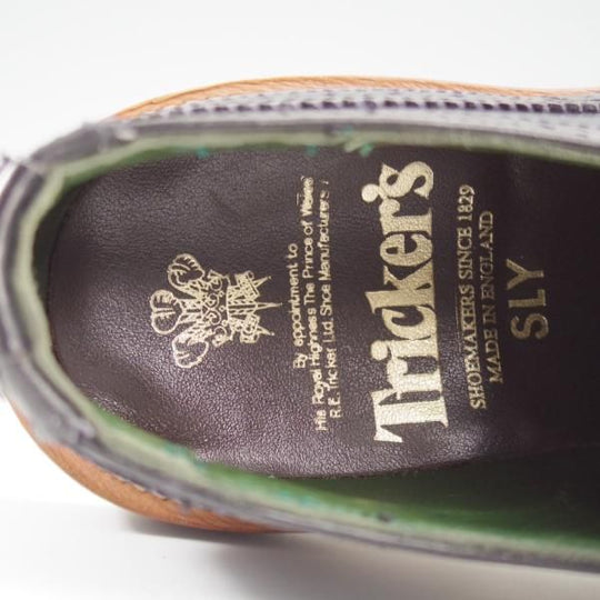 未使用★トリッカーズ(レディース) SIZE 5.5【定価￥121,000-★SLY別注/ANNE/アン】L5679/フルブローグ/カーフ/黒/短靴/Tricker's★l251