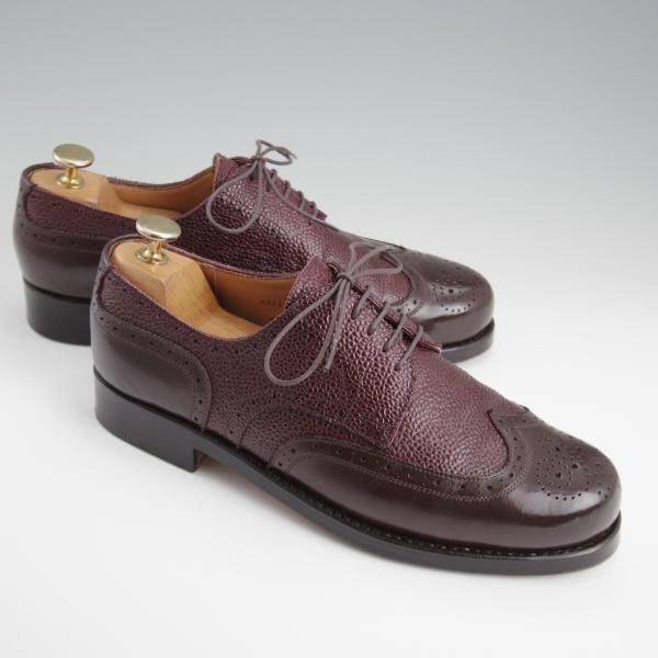 美品★(東欧)VASS/ヴァーシュ SIZE 40.5【定価￥159,500-★Budapest/ブダペスト】BPラスト/フルブローグ/赤茶/メンズ★l261