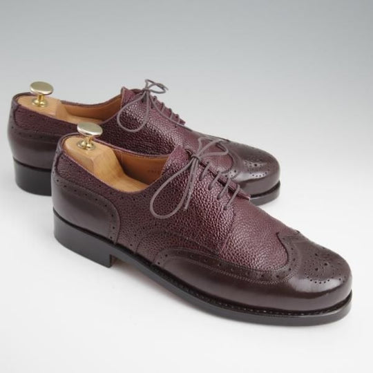 美品★(東欧)VASS/ヴァーシュ SIZE 40.5【定価￥159,500-★Budapest/ブダペスト】BPラスト/フルブローグ/赤茶/メンズ★l261