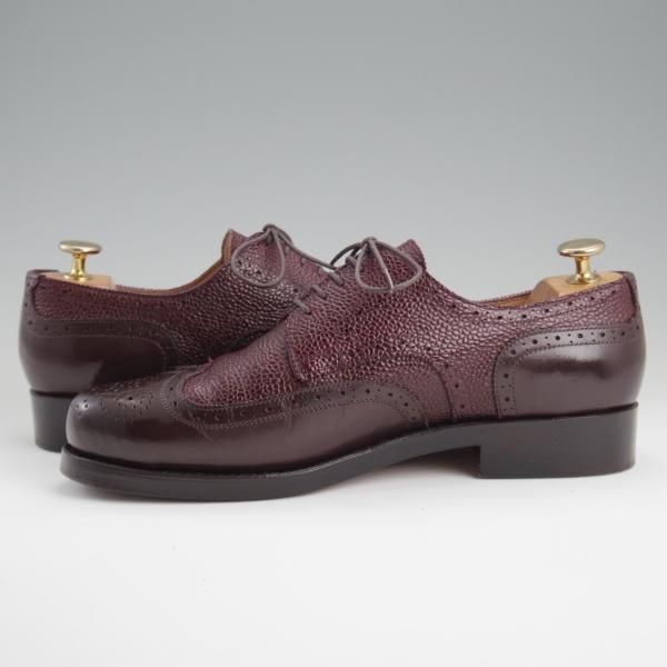 美品★(東欧)VASS/ヴァーシュ SIZE 40.5【定価￥159,500-★Budapest/ブダペスト】BPラスト/フルブローグ/赤茶/メンズ★l261