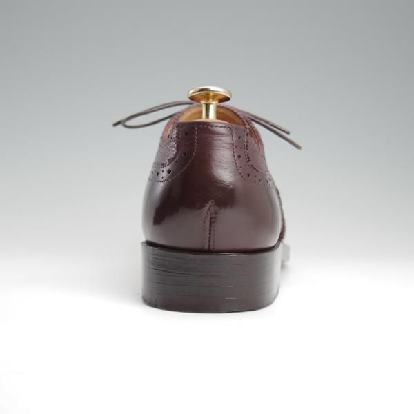 美品★(東欧)VASS/ヴァーシュ SIZE 40.5【定価￥159,500-★Budapest/ブダペスト】BPラスト/フルブローグ/赤茶/メンズ★l261