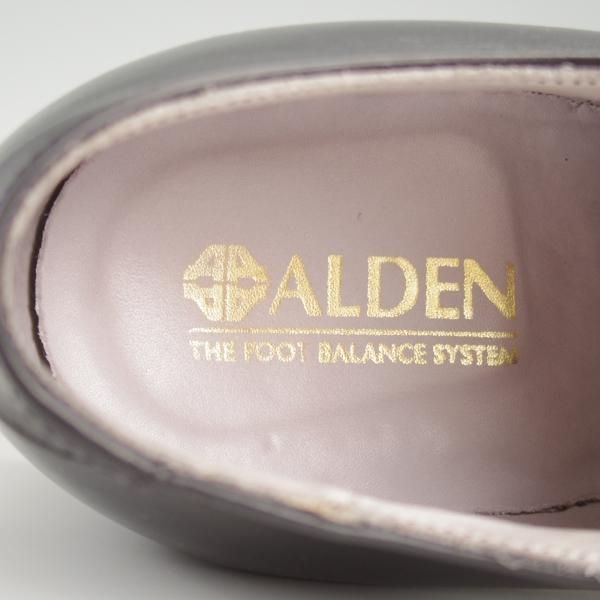 ★オールデン 6D【現行定価13万円以上★モディファイドラスト/Vチップ/539】旧ロゴ/カーフ/黒/メンズ/ALDEN★l265