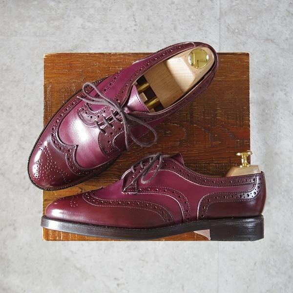 極上★トリッカーズ SIZE 6【現行定価10万円以上★フルブローグ/M6820】カーフ/赤茶/メンズ/Tricker's★l266