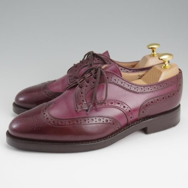 極上★トリッカーズ SIZE 6【現行定価10万円以上★フルブローグ/M6820】カーフ/赤茶/メンズ/Tricker's★l266
