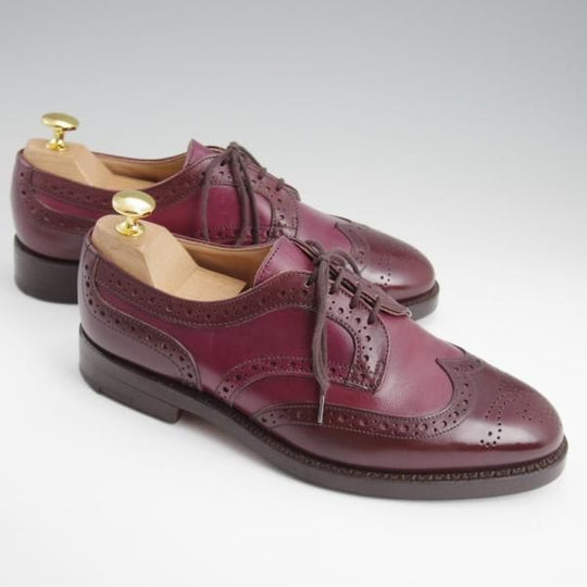 極上★トリッカーズ SIZE 6【現行定価10万円以上★フルブローグ/M6820】カーフ/赤茶/メンズ/Tricker's★l266