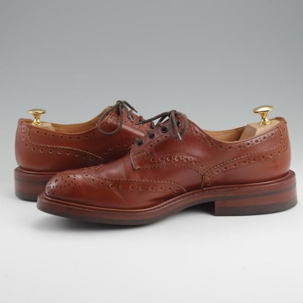 極美品★トリッカーズ SIZE 7【定価￥121,000-★ダイナイトソール/BOURTON/マロンアンティーク】カントリーシューズ/茶/Tricker's★l268