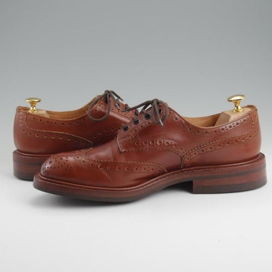 極美品★トリッカーズ SIZE 7【定価￥121,000-★ダイナイトソール/BOURTON/マロンアンティーク】カントリーシューズ/茶/Tricker's★l268