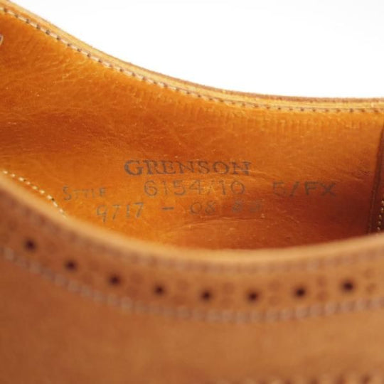 極上★(英)グレンソン 5FX【貴重★footmaster/フットマスター】フルブローグ/スエード/茶/メンズ/GRENSON★l270