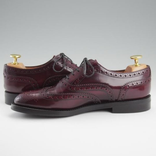 極美品★チャーチ(レディース) SIZE 36【定価￥176,000-★バーウッド/BURWOOD WG】ポリッシュドバインダーカーフ/赤茶/Church's★l271